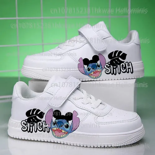 Stitch girls boys shoes sneakers for children Student Casual